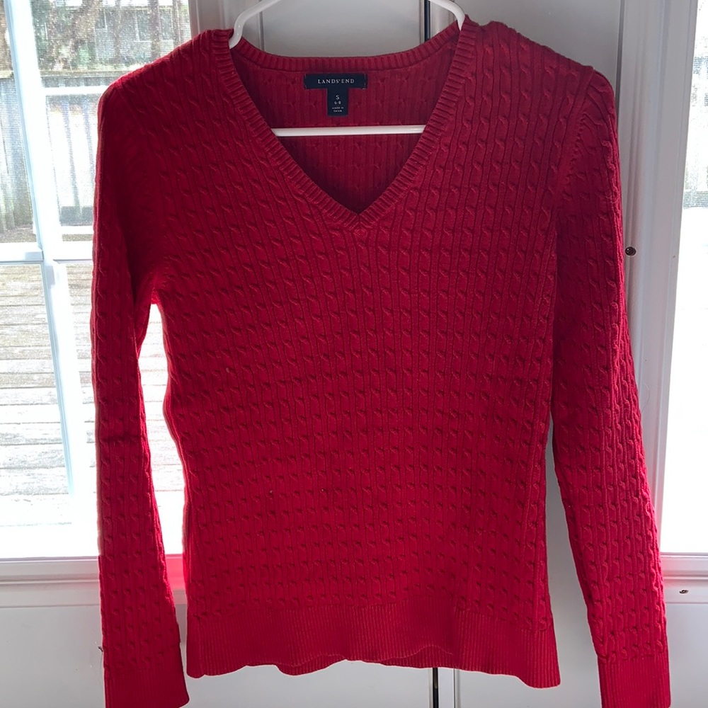 Small (6-8) V-Neck Sweater